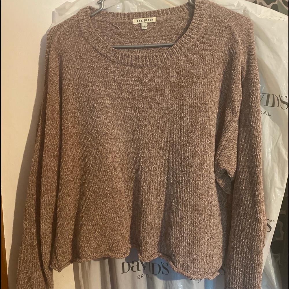 Cute fall cropped sweater